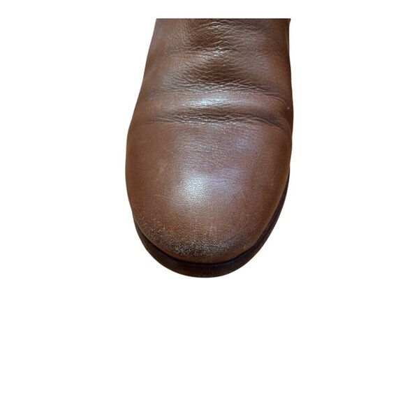 Sam Edelman Petty Leather side zip ankle bootie women’s size 7 brown - Picture 4 of 12